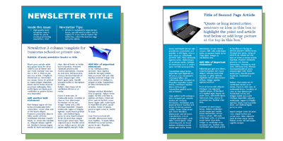 blue techology template