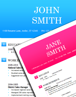 MS word resume template