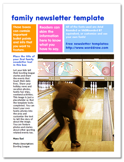 Newsletter Template Microsoft Word from www.worddraw.com