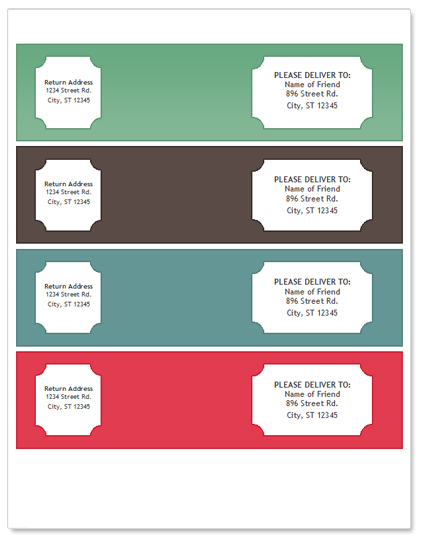 How can you find free printable address labels?