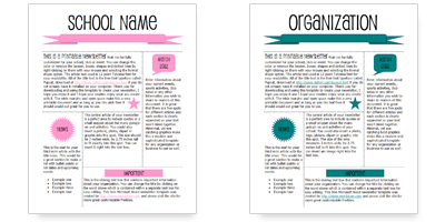 Worddraw Com Free Newsletter Templates For Microsoft Word