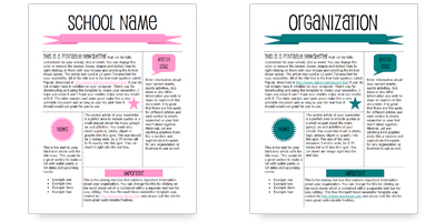 Newsletter Template Doc from www.worddraw.com