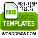 Word Draw Free Templates
