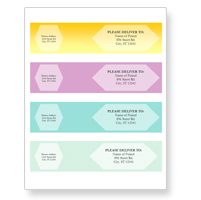 wrap around address label template